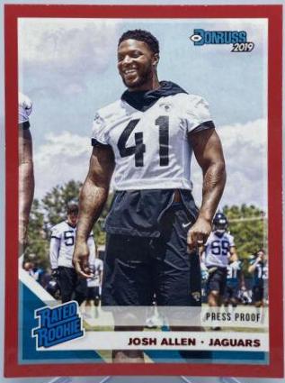 Josh Allen [Red Press Proof] #343