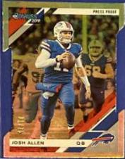 Josh Allen [Silver Die Cut Press Proof] #33