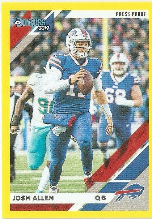 Josh Allen [Yellow Press Proof] #33