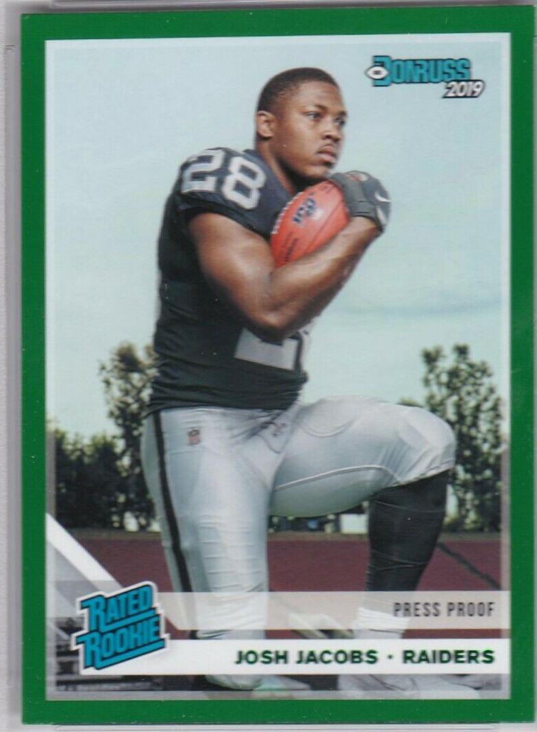 Josh Jacobs [Green Press Proof] #308