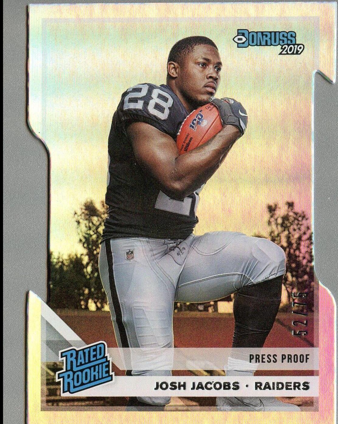 Josh Jacobs [Silver Die Cut Press Proof] #308