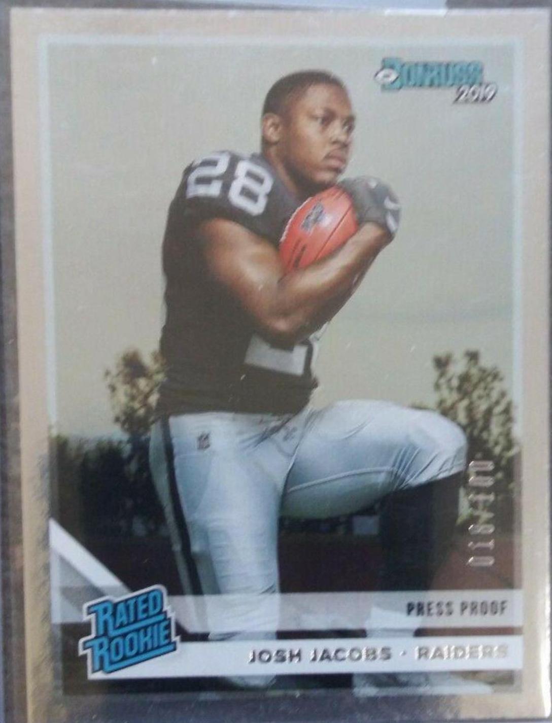 Josh Jacobs [Silver Press Proof] #308