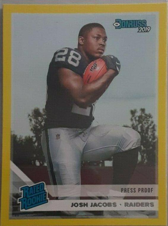 Josh Jacobs [Yellow Press Proof] #308