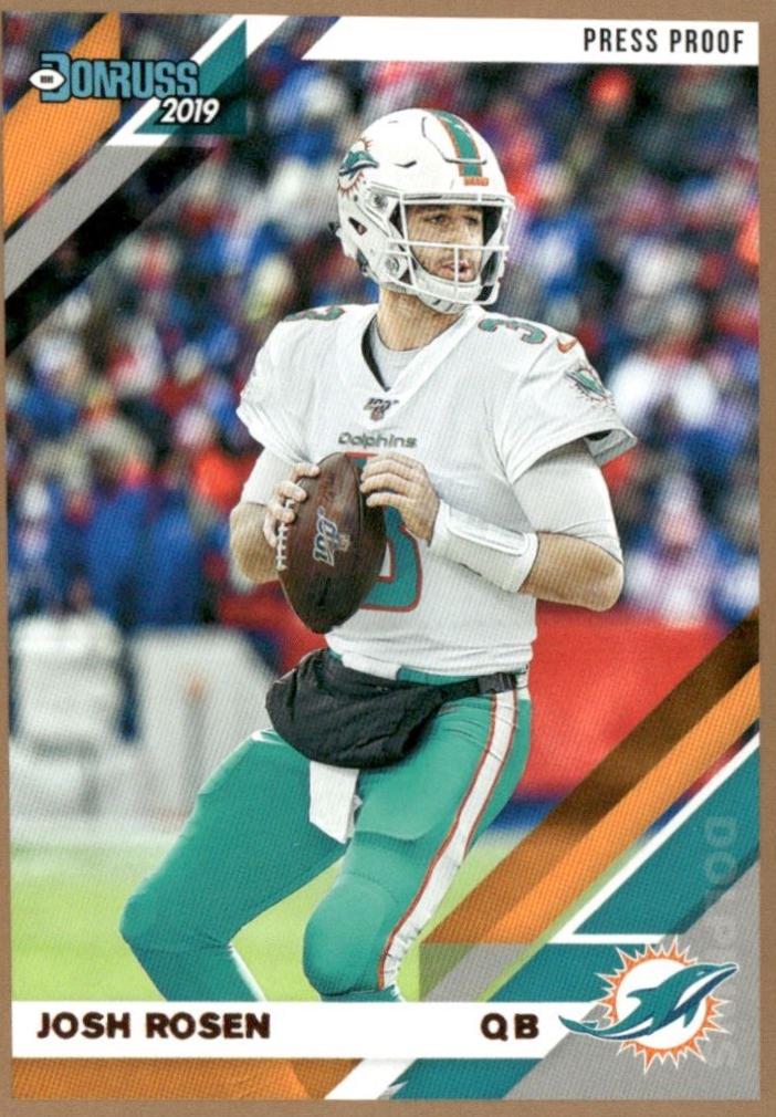 Josh Rosen [Bronze Press Proof] #9