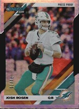 Josh Rosen [Silver Die Cut Press Proof] #9