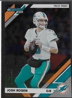 Josh Rosen [Silver Press Proof] #9