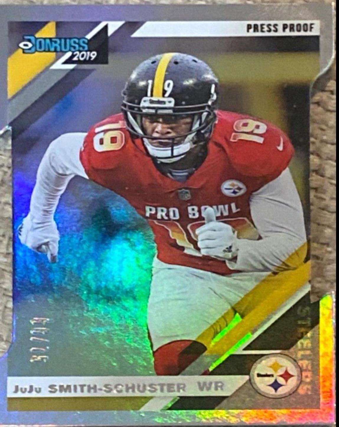 JuJu Smith Schuster [Silver Die Cut Press Proof] #213