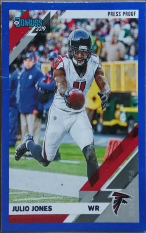 Julio Jones [Blue Press Proof] #19