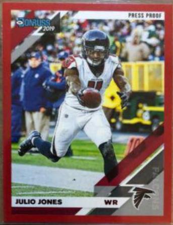 Julio Jones [Red Press Proof] #19