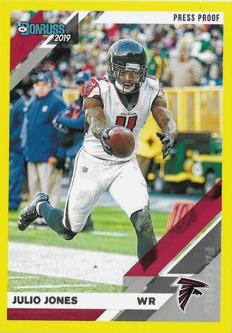 Julio Jones [Yellow Press Proof] #19
