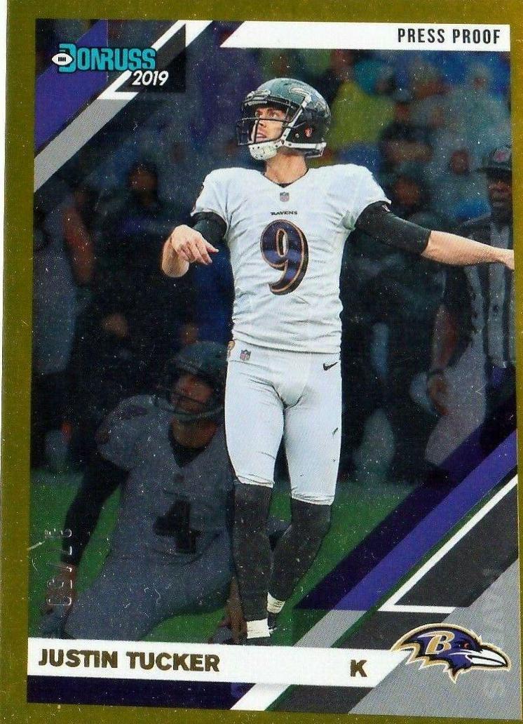 Justin Tucker [Gold Press Proof] #29