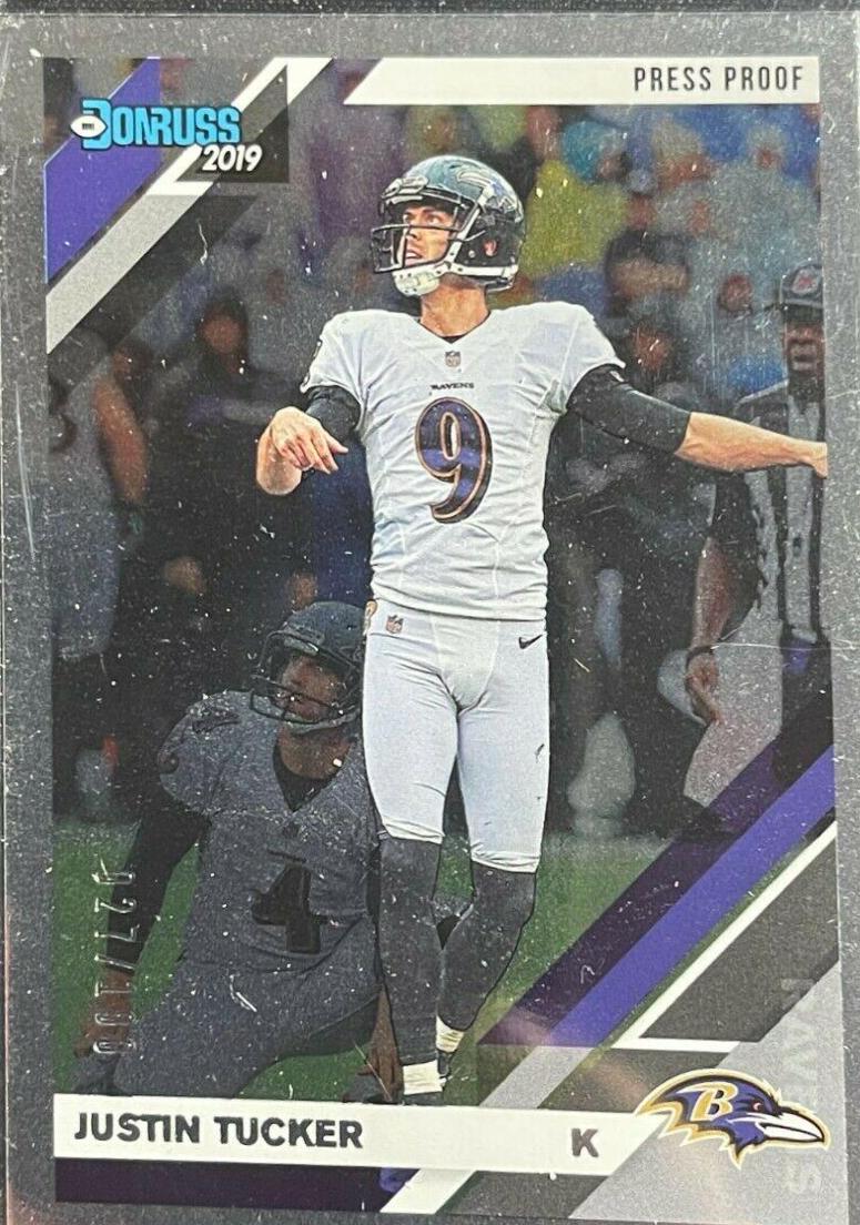 Justin Tucker [Silver Press Proof] #29