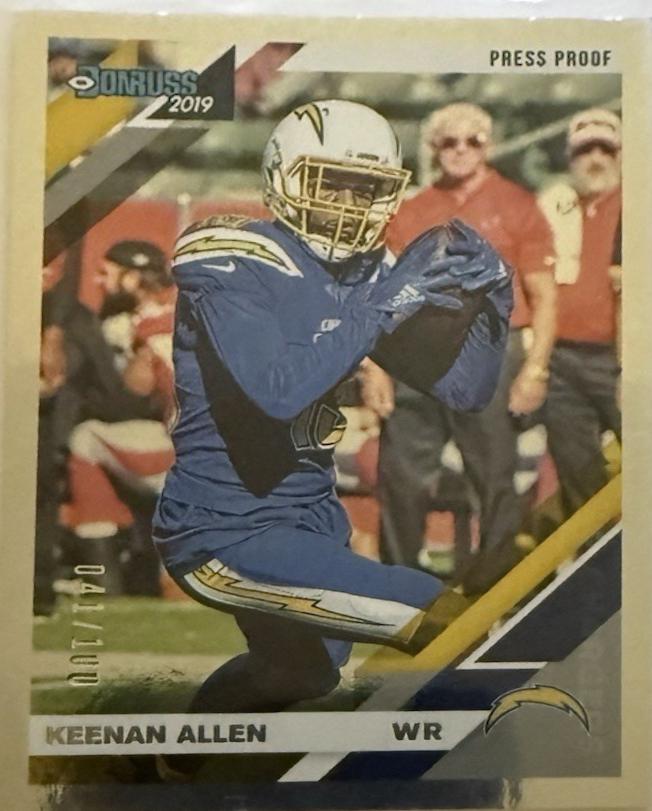 Keenan Allen [Silver Press Proof] #133
