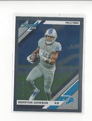 Kerryon Johnson [Silver Press Proof] #91