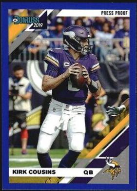Kirk Cousins [Blue Press Proof] #154