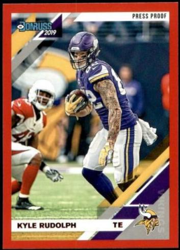 Kyle Rudolph [Red Press Proof] #158