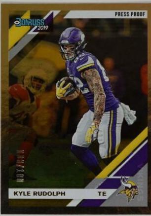 Kyle Rudolph [Silver Press Proof] #158