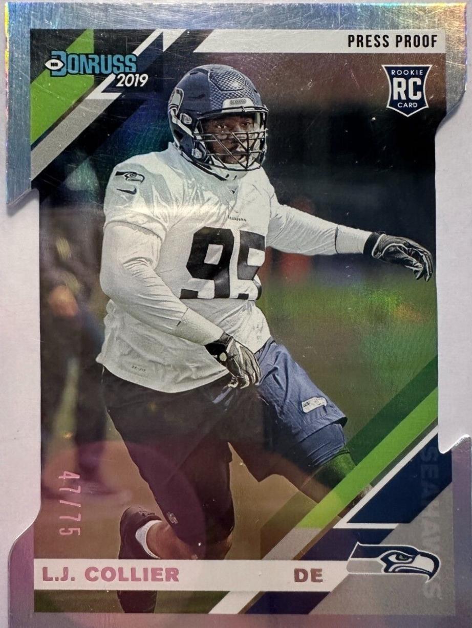 L.J. Collier [Silver Die Cut Press Proof] #263