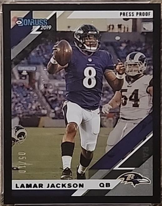 Lamar Jackson [Black Press Proof] #25