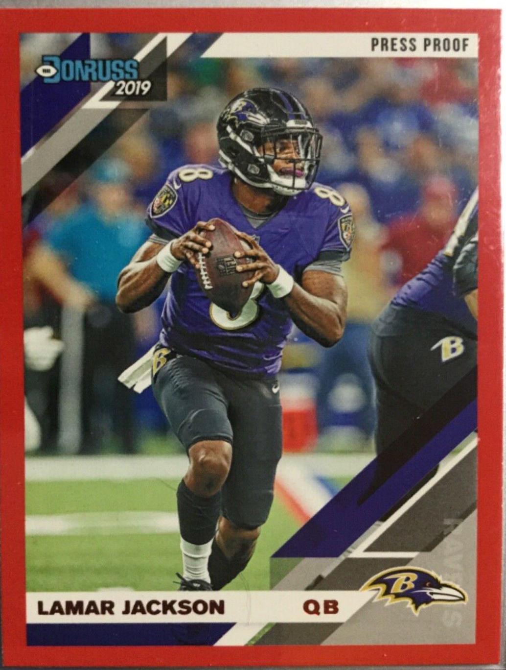 Lamar Jackson [Red Press Proof] #25
