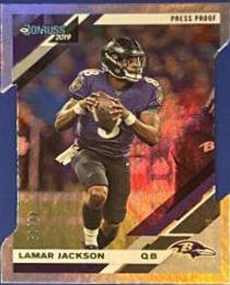 Lamar Jackson [Silver Die Cut Press Proof] #25