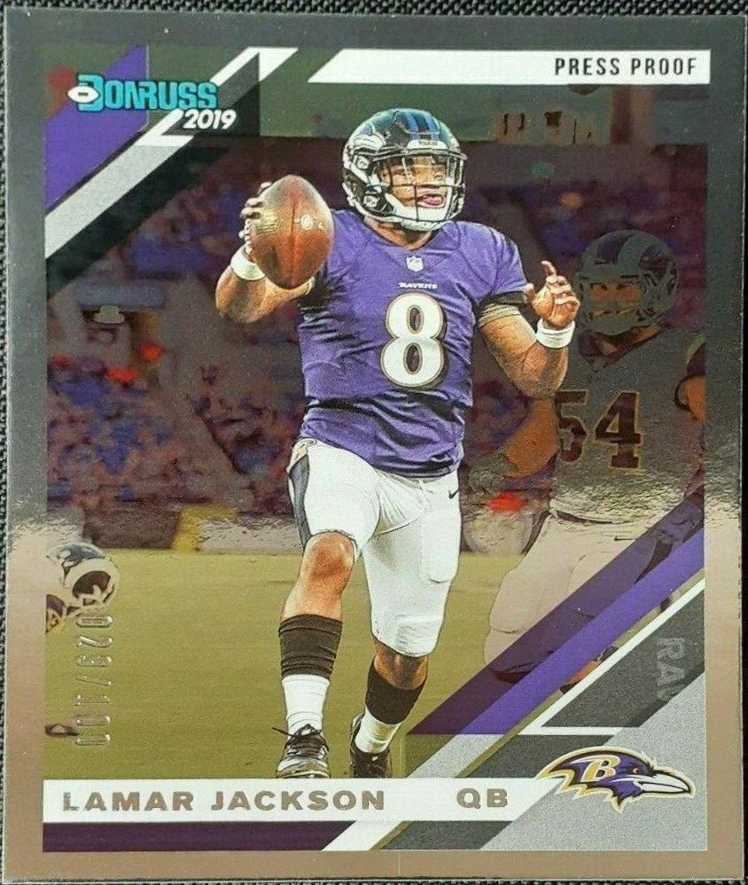 Lamar Jackson [Silver Press Proof] #25