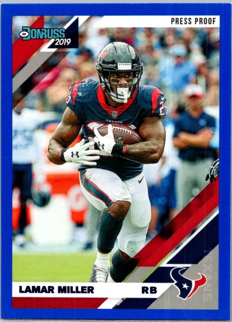 Lamar Miller [Blue Press Proof] #110