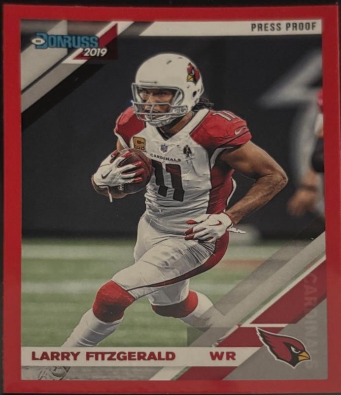 Larry Fitzgerald [Red Press Proof] #10