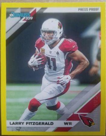 Larry Fitzgerald [Yellow Press Proof] #10