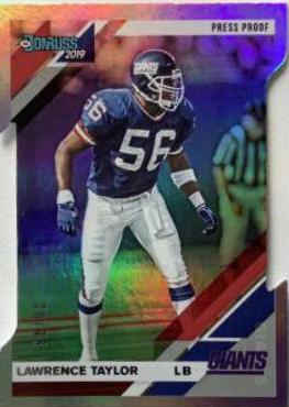 Lawrence Taylor [Silver Die Cut Press Proof] #185