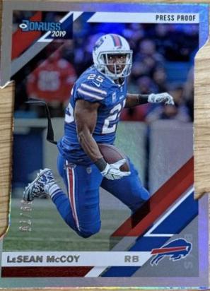 LeSean McCoy [Silver Die Cut Press Proof] #34