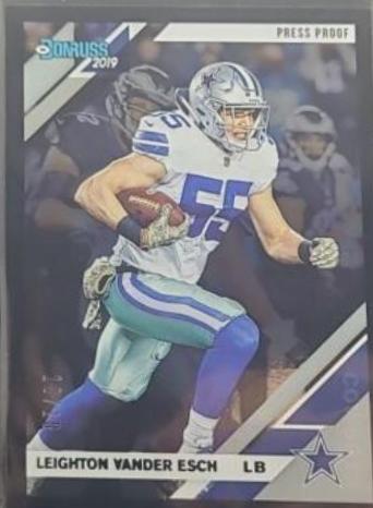 Leighton Vander Esch [Black Press Proof] #78