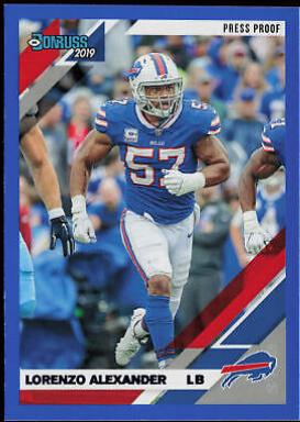 Lorenzo Alexander [Blue Press Proof] #39