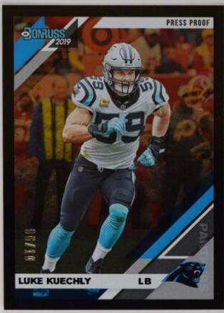 Luke Kuechly [Black Press Proof] #44