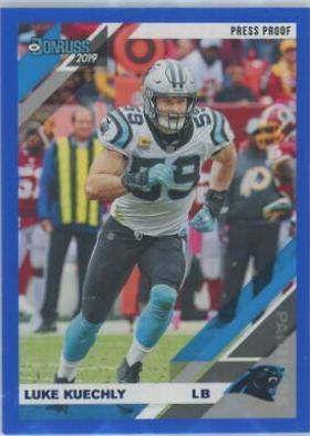 Luke Kuechly [Blue Press Proof] #44