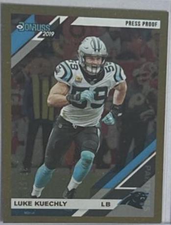 Luke Kuechly [Yellow Press Proof] #44
