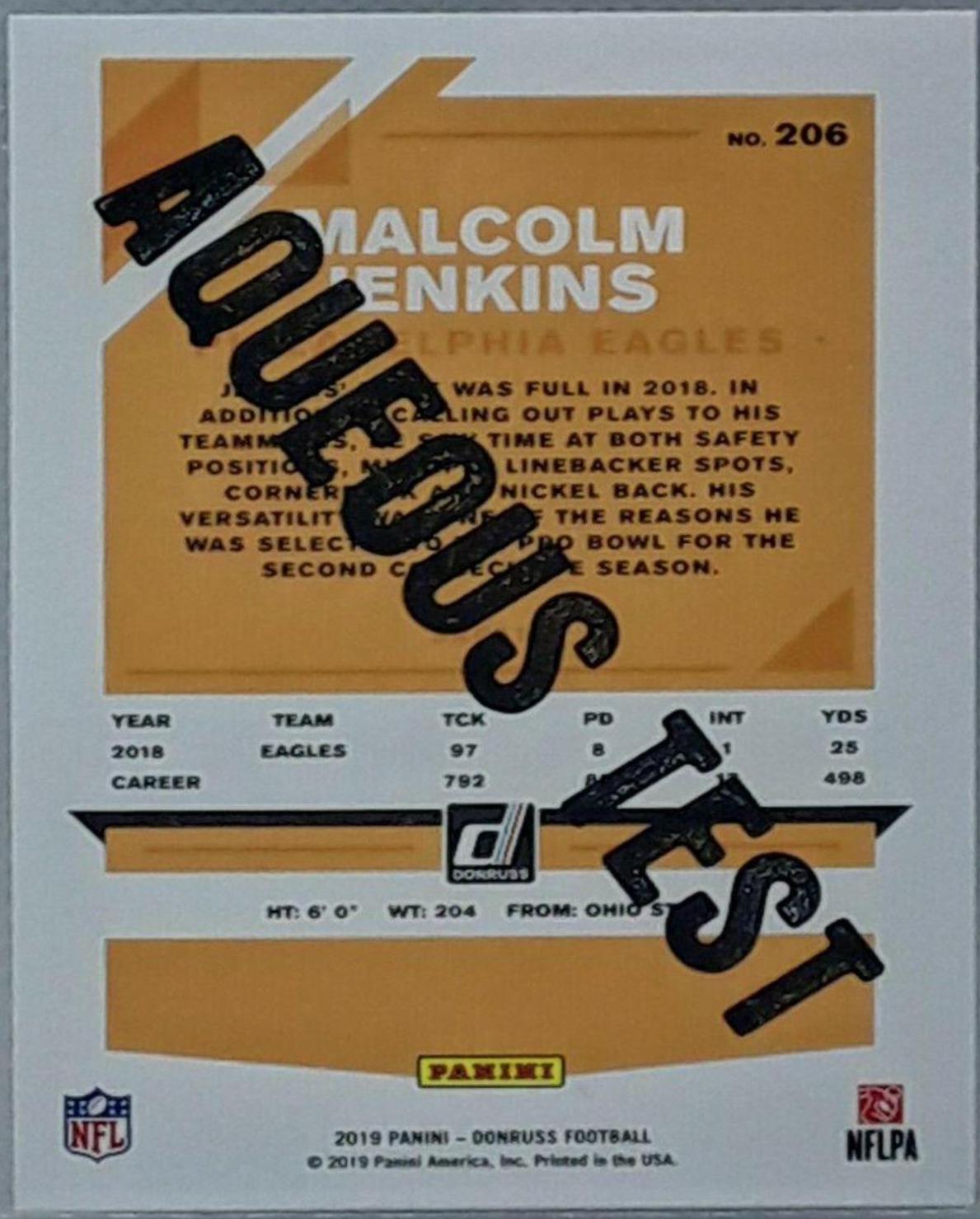 Malcolm Jenkins [Aqueous Test] #206