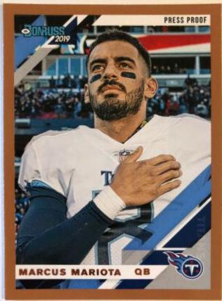 Marcus Mariota [Bronze Press Proof] #243