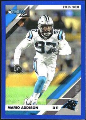 Mario Addison [Blue Press Proof] #45