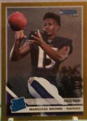 Marquise Brown [Gold Press Proof] #312
