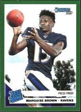 Marquise Brown [Green Press Proof] #312
