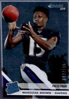 Marquise Brown [Silver Press Proof] #312