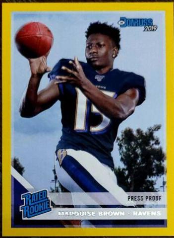 Marquise Brown [Yellow Press Proof] #312