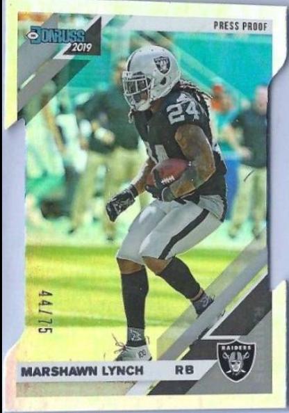 Marshawn Lynch [Yellow Press Proof] #195