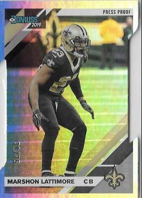 Marshon Lattimore [Silver Die Cut Press Proof] #176