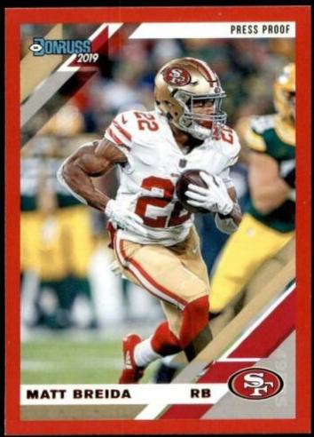 Matt Breida [Red Press Proof] #221