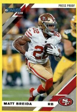 Matt Breida [Yellow Press Proof] #221