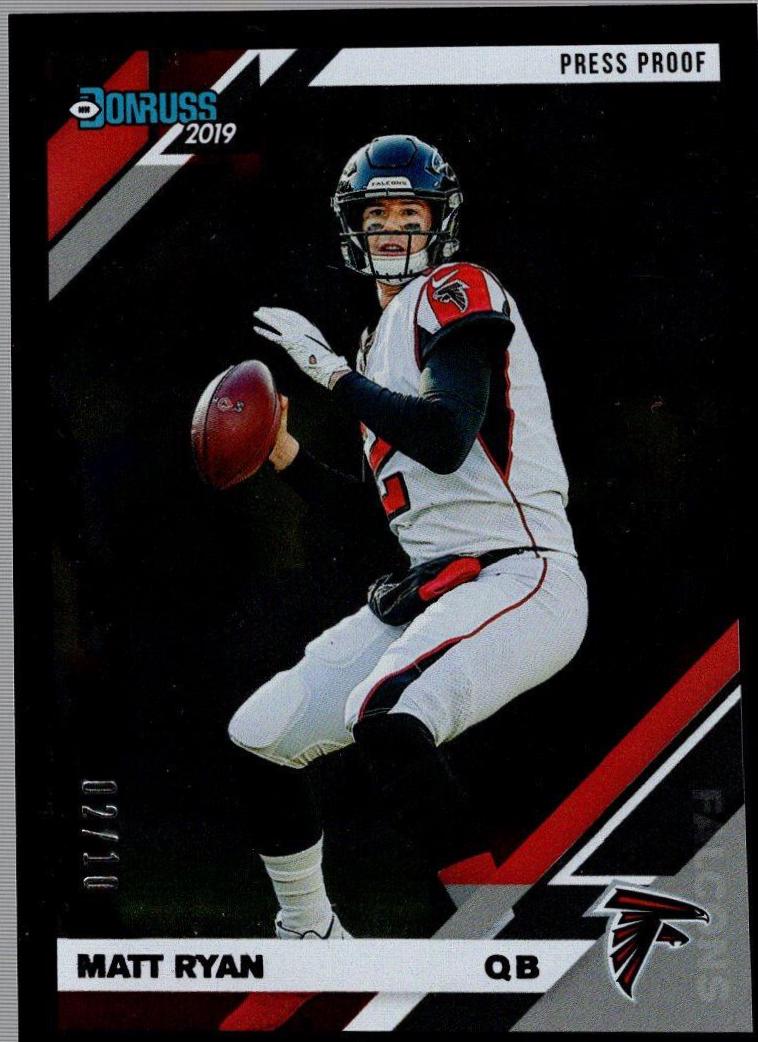 Matt Ryan [Black Press Proof] #17