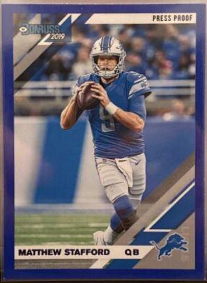 Matthew Stafford [Blue Press Proof] #90