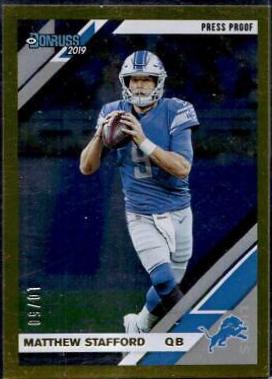 Matthew Stafford [Gold Press Proof] #90